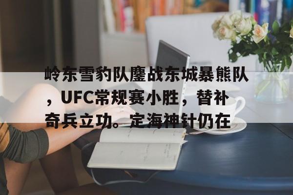 九游游戏-岭东雪豹队鏖战东城暴熊队，UFC常规赛小胜，替补奇兵立功。定海神针仍在(雪豹突击队为何调离北京)